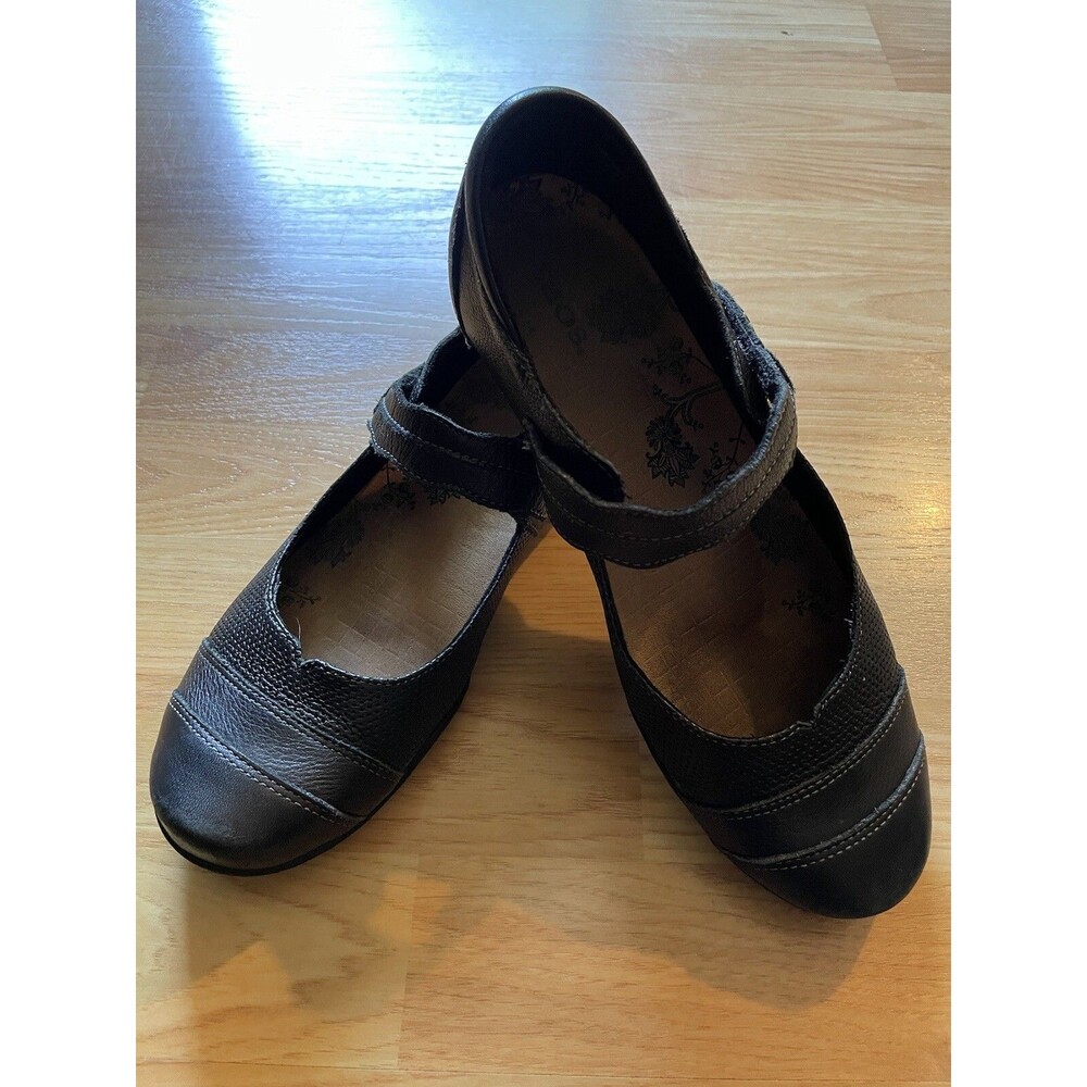 Women's Taos BRV-13241 Black Leather Mary Jane Shoes Size 9.5M